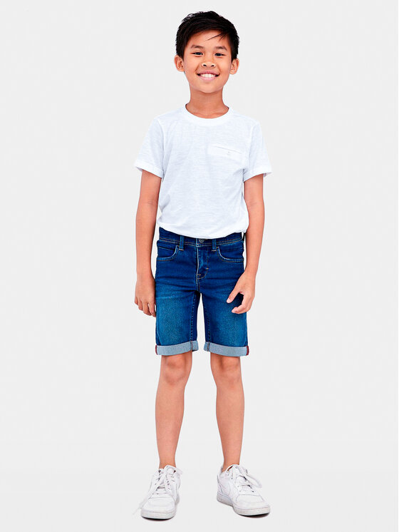 NAME IT NAME IT Farmer rövidnadrág Sofus 13150022 Sötétkék Slim Fit