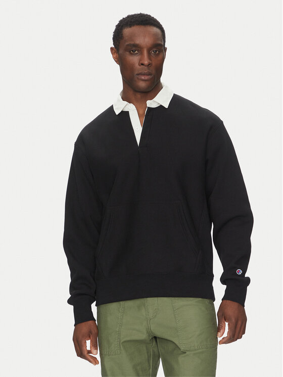 Champion Champion Pulóver 220760 Fekete Standard Fit