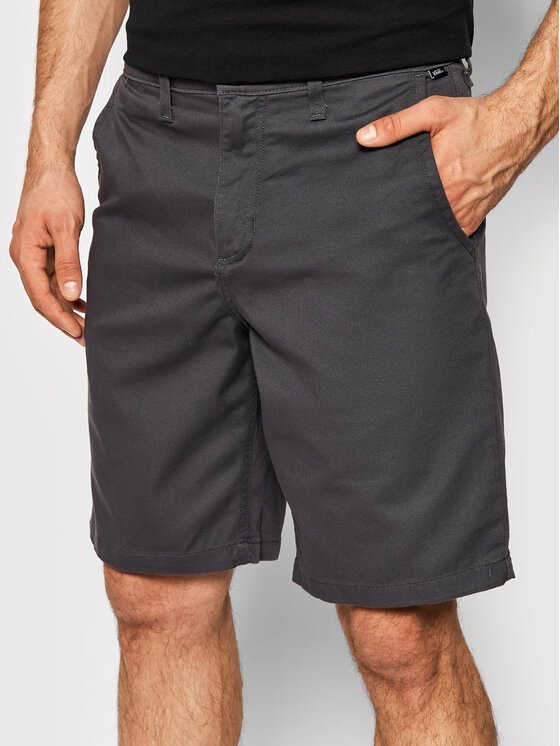 Vans Vans Šortky z materiálu Authentic Chino VN0A5FJX Šedá Relaxed Fit