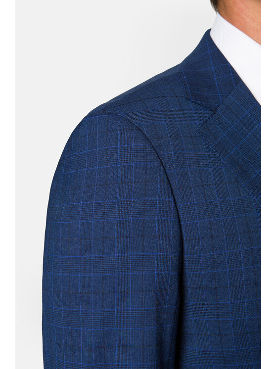 Lancerto Lancerto Garnitur Gabon Granatowy Regular Fit