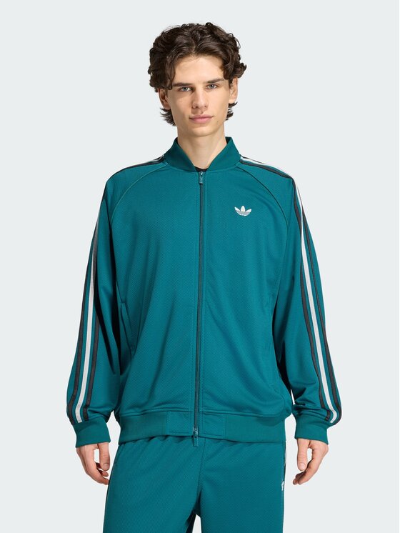 adidas adidas Kurtka przejściowa 168998 Zielony Loose Fit