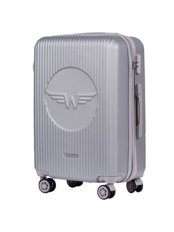 WINGS WINGS Walizka średnia Swallow 3.0 Srebrny