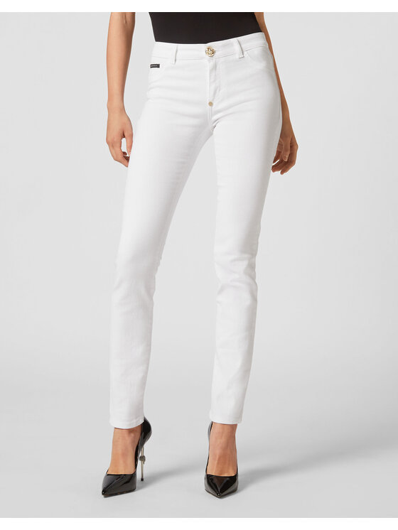 PHILIPP PLEIN PHILIPP PLEIN Jeggings 5917 Bianco Jegging Fit