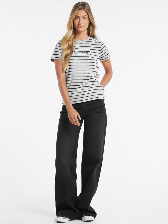 Guess Jeans Guess Jeans T-Shirt 168495 Modrá Classic Fit