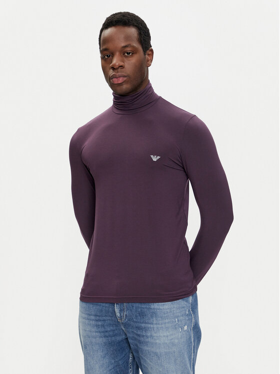 Emporio Armani Underwear Pull a col roule 112066 4F511 05093 Violet Slim Fit
