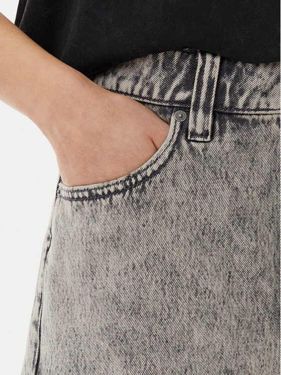 Volcom Volcom Szorty jeansowe Beeggy B2012504 Szary Baggy Fit