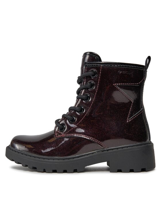 Geox Geox Schnürstiefeletten J Casey Girl J9420G 000KC C7J9B S Dunkelrot