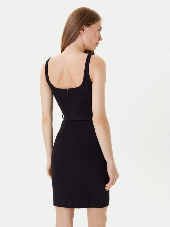 Marciano Guess Marciano Guess Kokteiļkleita 5YGK13 7160A Melns Regular Fit