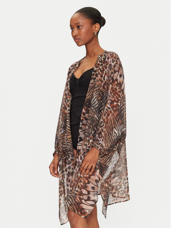 Guess Kimono E5GK03 WH4T2 Hnedá Regular Fit
