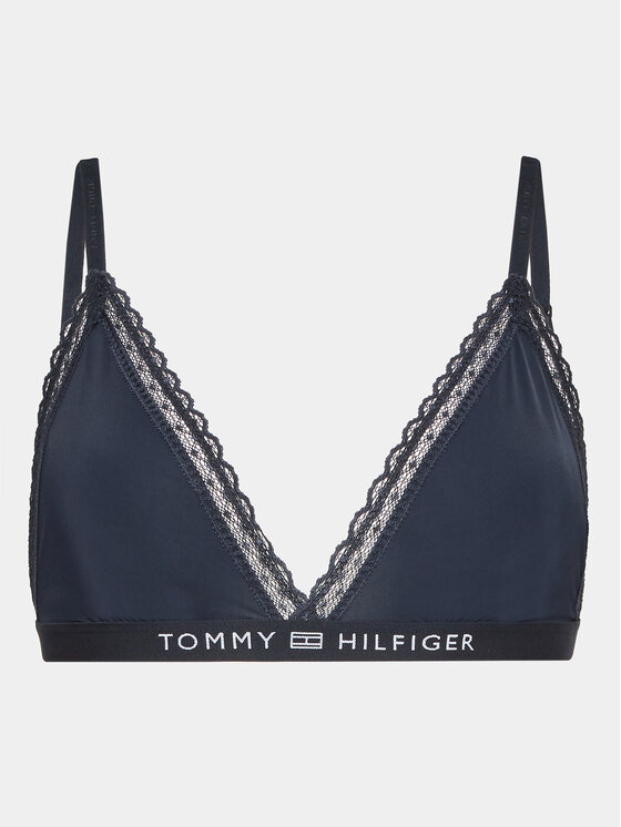 Tommy Hilfiger Tommy Hilfiger Trikotni nedrček UW0UW04242 Mornarsko modra