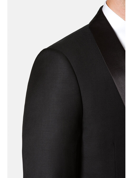 Lancerto Lancerto Szalik GA073122000018 Czarny Regular Fit