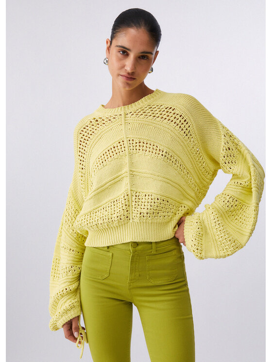 Liu Jo Liu Jo Maglione WA6419MA86R10620 Giallo Regular Fit