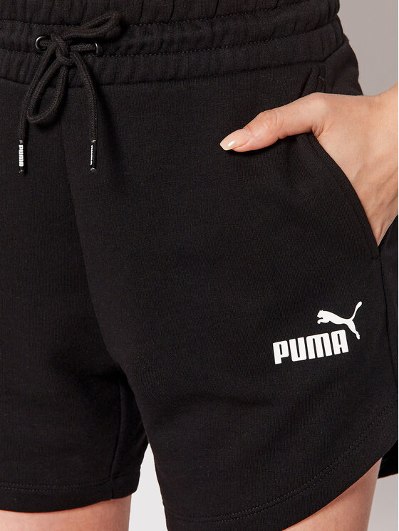 Puma Puma Szorty sportowe Essentials 848339 Czarny Regular Fit