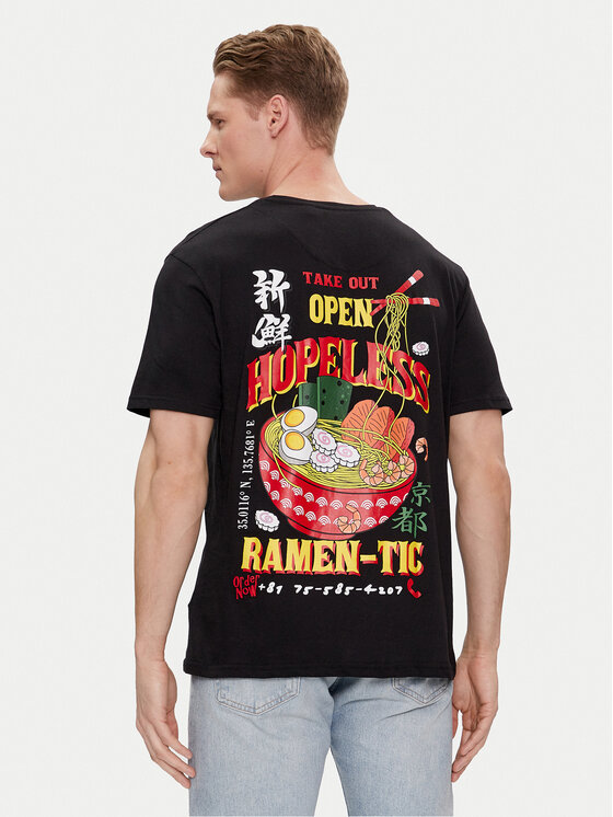 Brave Soul Brave Soul T-krekls MTS-149TAKEAWAY Melns Straight Fit