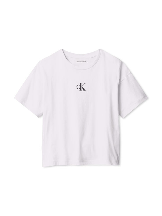Calvin Klein Jeans Calvin Klein Jeans T-krekls Logo IG0IG02136 Rozā Boxy Fit