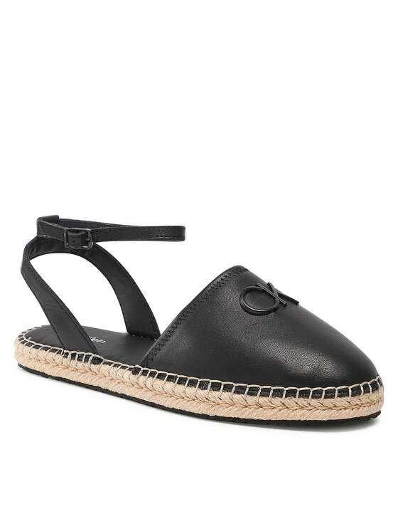 Calvin Klein Espadrile Espadrille Hybrid W/Hw HW0HW01459 Črna