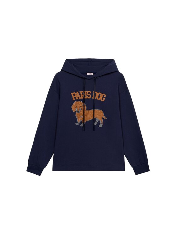 Oltre Oltre Felpa G846J004611N0Z4 Blu Over Fit