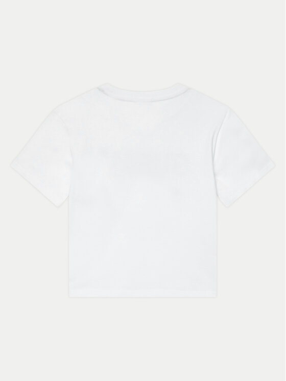 Guess Guess Tricou J4YI46 K8FQ4 Alb Boxy Fit