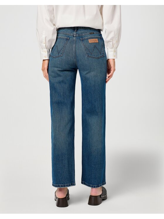 Wrangler Wrangler Jeansy Loose Straight Niebieski Loose Leg