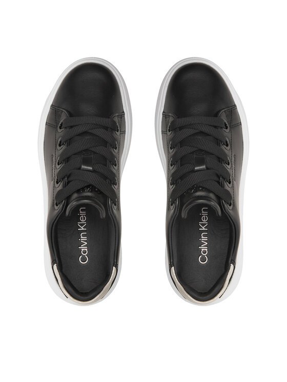 Calvin Klein Calvin Klein Sneakers Cupsole Lace Up Lth HW0HW02085 Negru