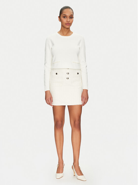 Morgan Morgan Pullover 251-MPERLA Weiß Regular Fit
