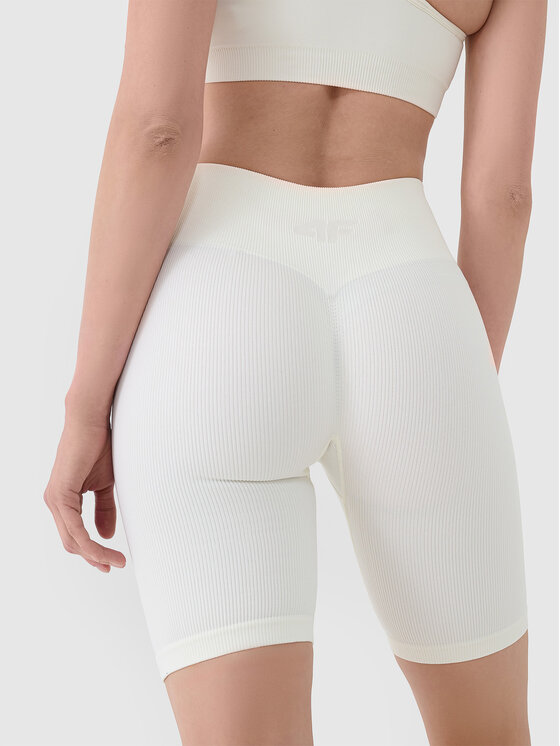 4F 4F Szorty sportowe MULTI ACTIVE Biały Slim Fit
