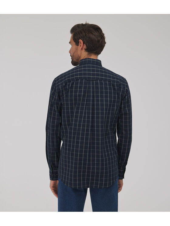 Lee Cooper Lee Cooper Koszula NEW TENBY Granatowy Comfort Fit