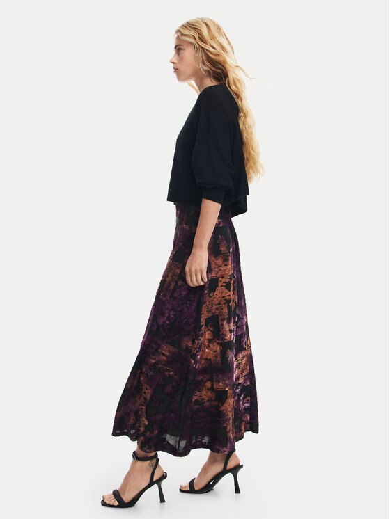 Desigual Desigual Každodenní šaty Rosy 24WWVK15 Barevná Slim Fit