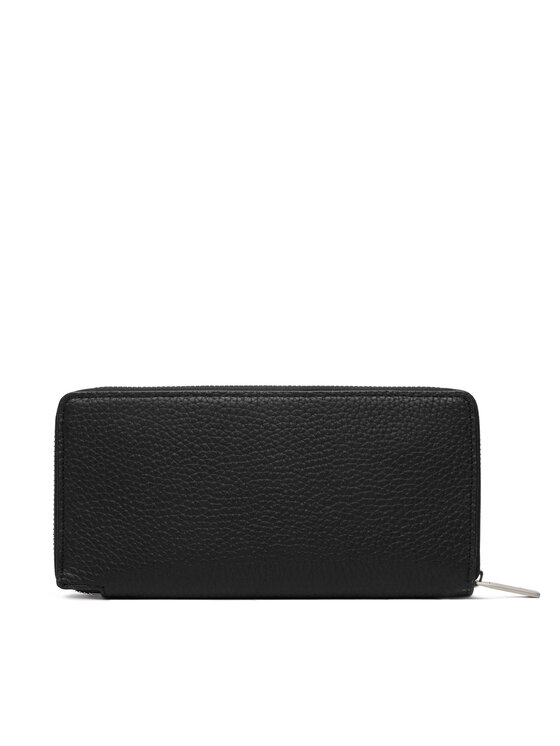 Calvin Klein Calvin Klein Pénztárca Foil Emboss Long Zip Around LV04D1242G Fekete