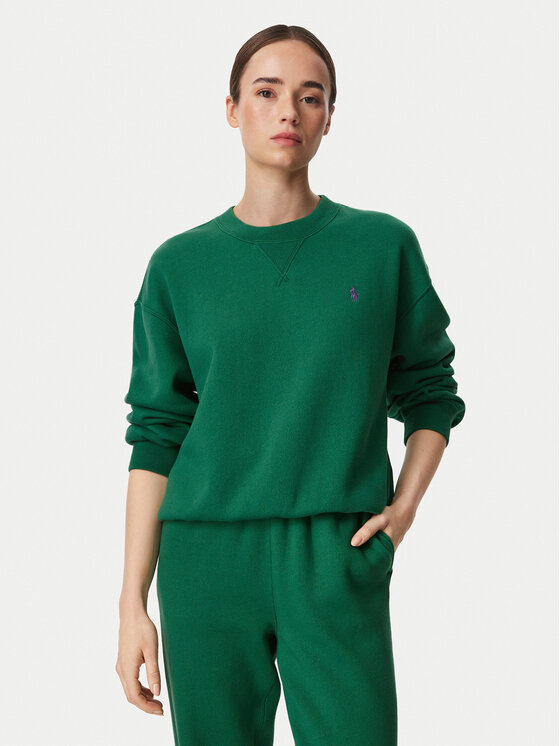 Polo Ralph Lauren Majica dugih rukava 211971697510 Zelena Regular Fit