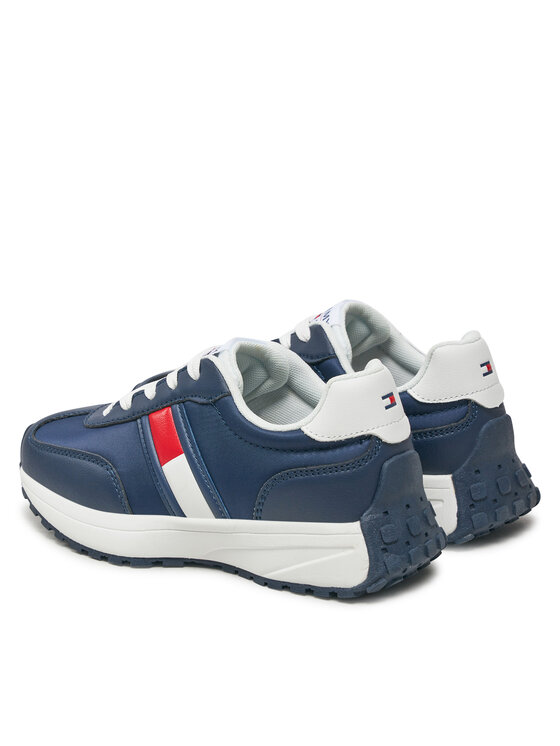 Tommy Hilfiger Tommy Hilfiger Sneakers Flag Low Cut Lace-Up Sneaker T3X9-33877-1695 M Dunkelblau