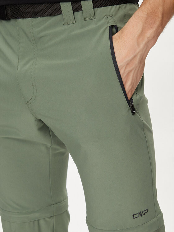CMP CMP Outdoorové kalhoty 3T51647 Zelená Regular Fit