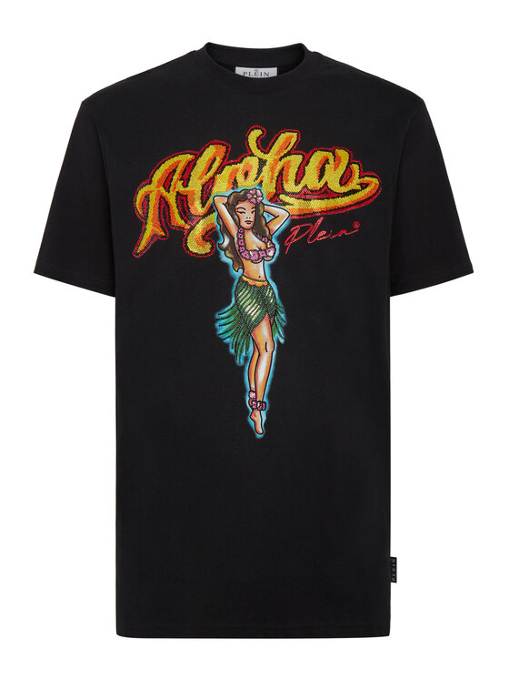 PHILIPP PLEIN PHILIPP PLEIN T-Shirt 1053 Černá Regular Fit