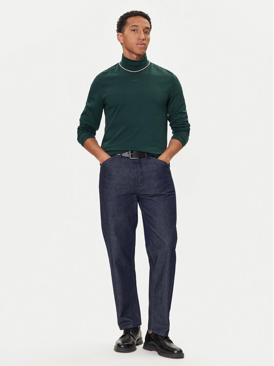 HUGO HUGO Rolák Daporollo 50547372 Zelená Regular Fit