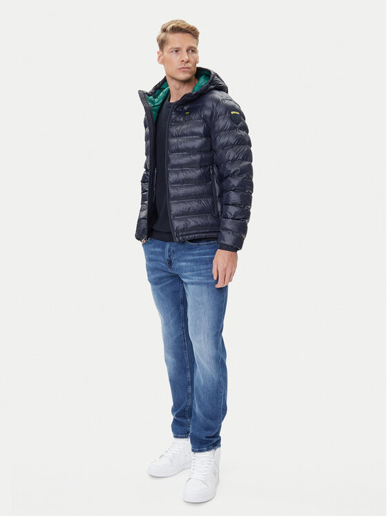Blauer Blauer Kurtka przejściowa 25WBLUC02132 Granatowy Regular Fit