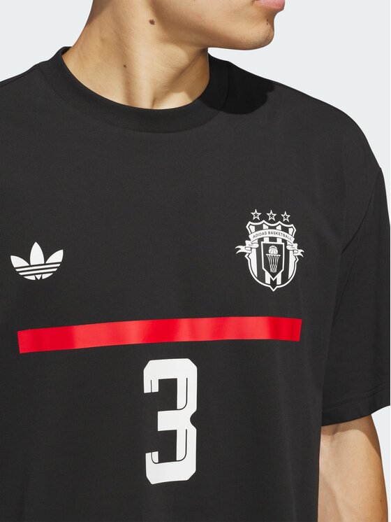 adidas adidas T-Shirt 158691 Czarny Oversize