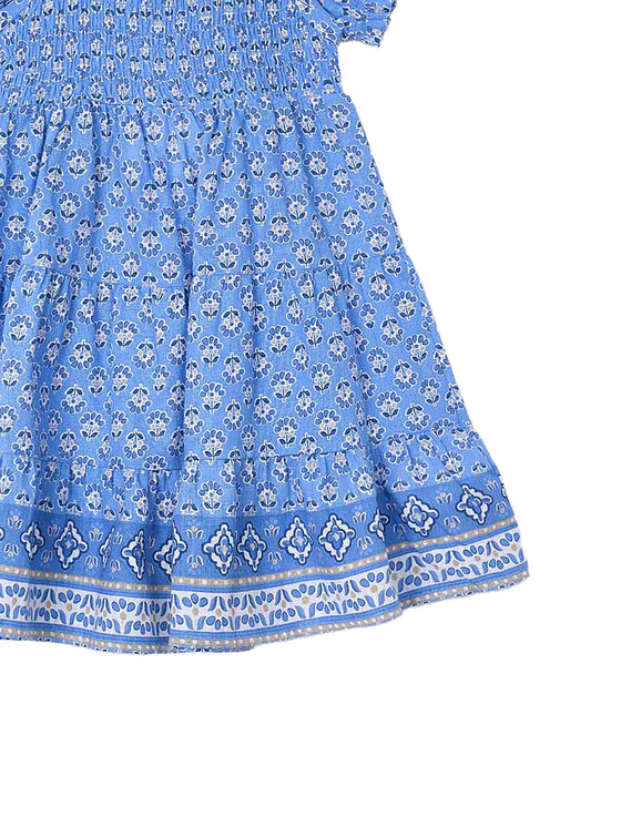 Mayoral Mayoral Sommerkleid 3932 Blau Regular Fit