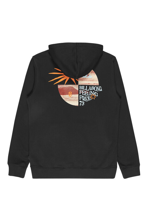 Billabong Billabong Majica dugih rukava Foundation Po EBYSF00175 Crna Regular Fit