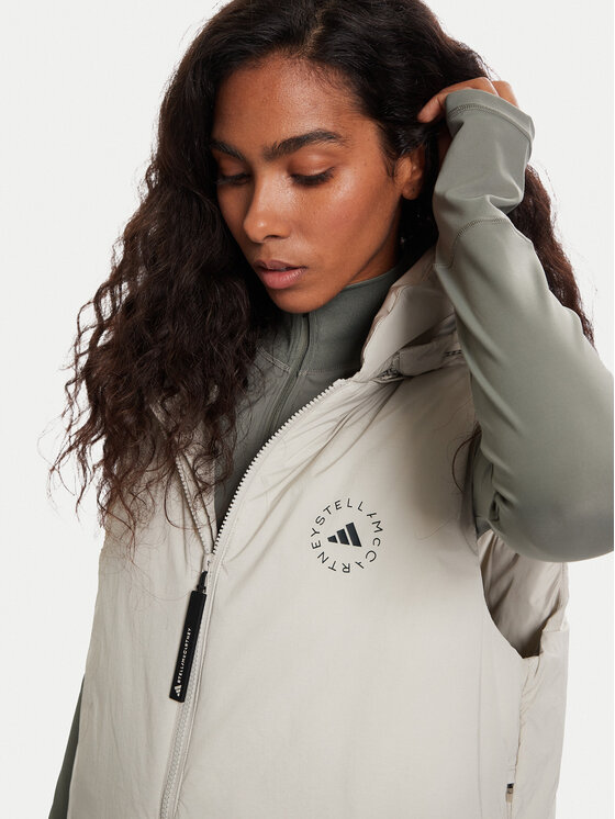 adidas by Stella McCartney adidas by Stella McCartney Varrukateta jakk JM3673 Kreemjas Loose Fit