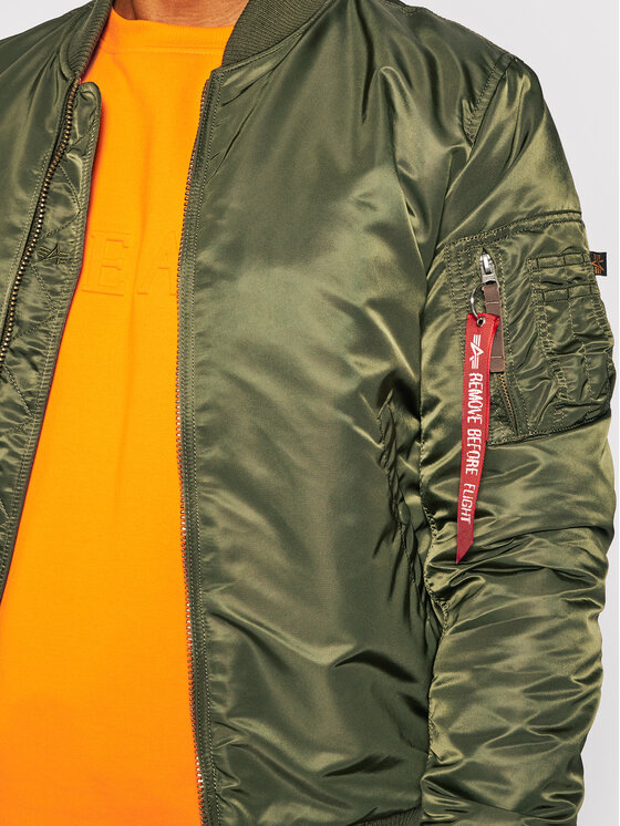 Alpha Industries Alpha Industries Kurtka bomber Ma-1 Vf 59 168100 Zielony Slim Fit