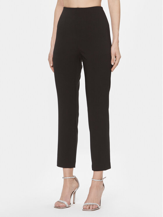 Custommade Bavlnené nohavice Pixie 999425549 Čierna Regular Fit