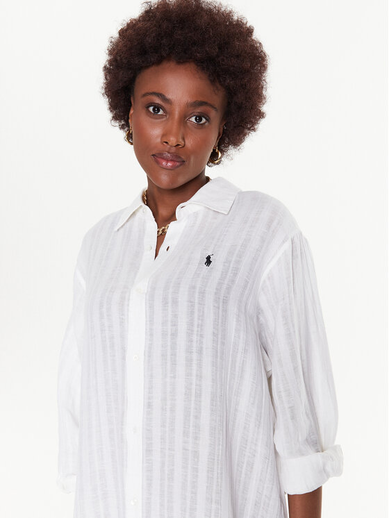 Polo Ralph Lauren Polo Ralph Lauren Vestito da spiaggia 21364379 Bianco Relaxed Fit