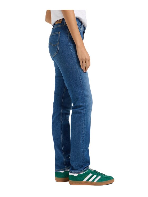 Lee Lee Jeansy 112366356 Niebieski Straight Leg