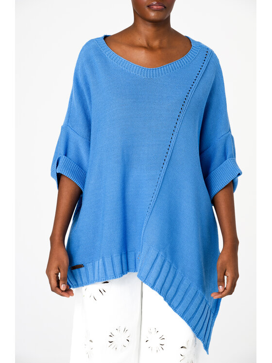 blue shadow blue shadow Sweter Gustti Niebieski Regular Fit
