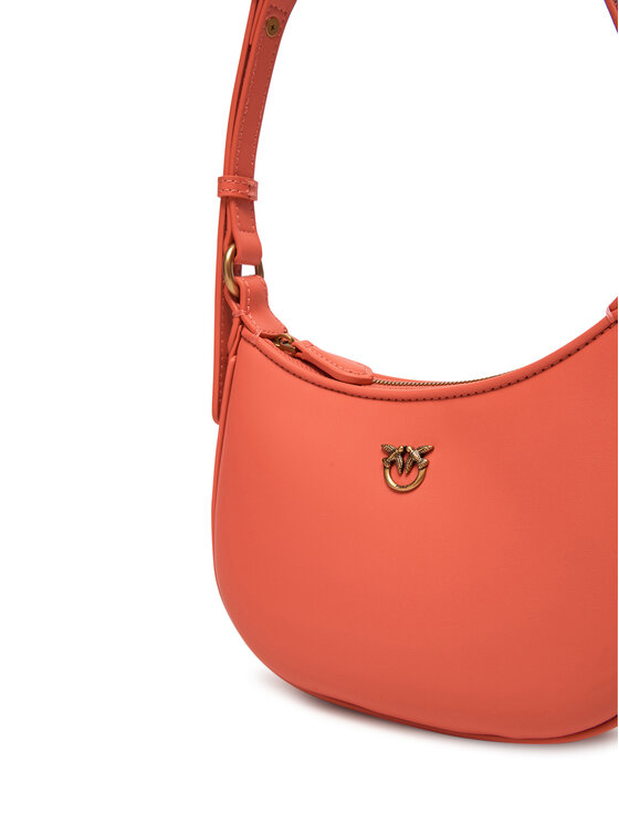 PINKO PINKO Torebka Half Moon Baby PE 25 PLTT 103538 A0F1 Koralowy