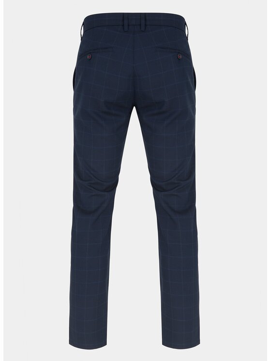 Pako Lorente Pako Lorente Spodnie materiałowe P000B-WX-213 Granatowy Slim Fit
