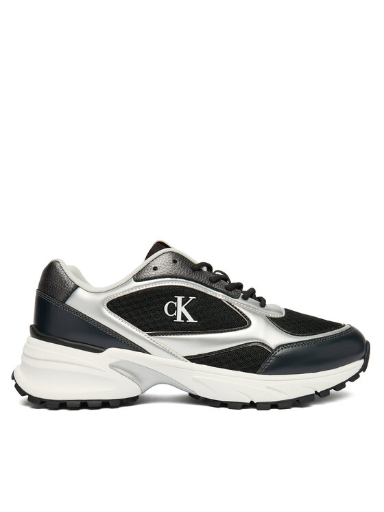 Calvin Klein Calvin Klein Sneakers Hike Runner Laceup Mesh Mix Met YM0YM01402 Negru