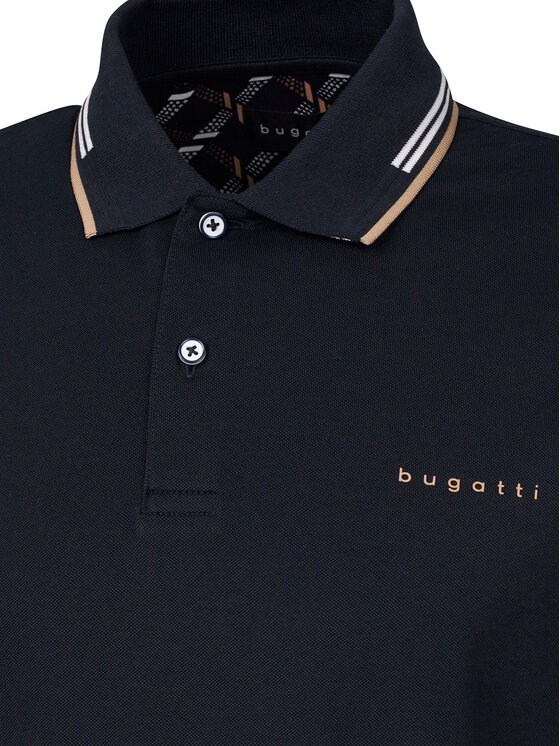 Bugatti Bugatti Polo 8150-75031C Granatowy Regular Fit