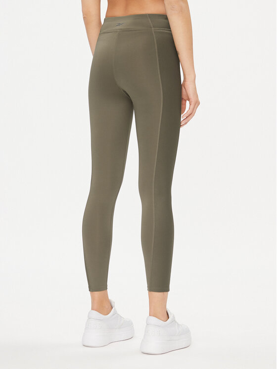 Reebok Reebok Colanți Yoga Performance IM4048 Verde Fitted Fit