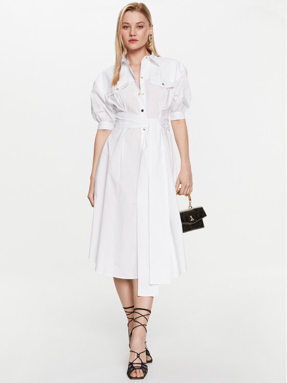 PINKO Pinko Pluusikleit 100886 Y6VW Valge Regular Fit